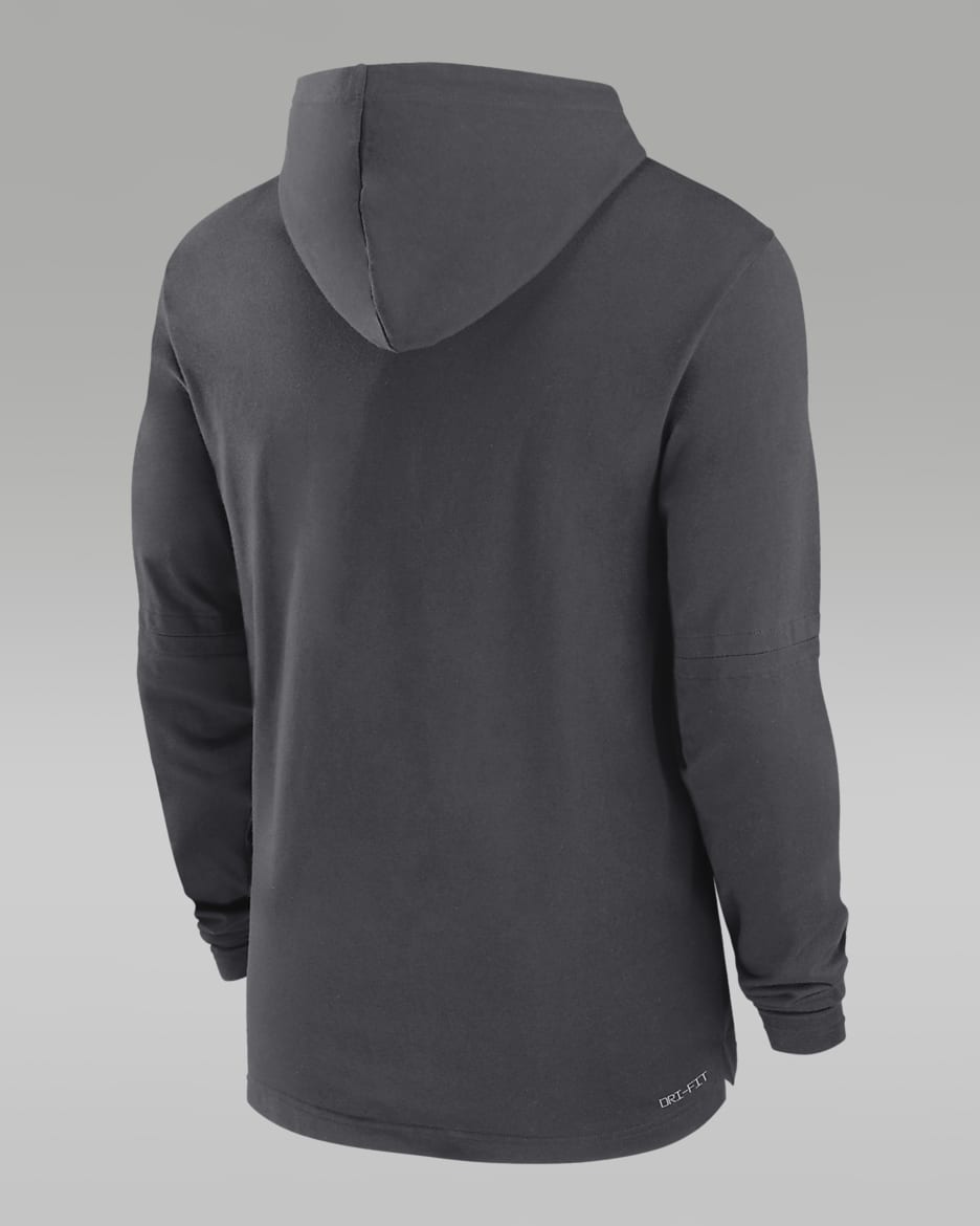 UCLA Bruins Sideline Men s Jordan Dri FIT College Long Sleeve Hooded Top. Nike